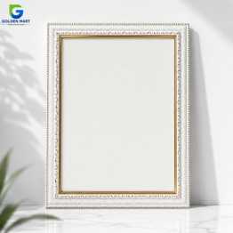 12 pcs Vintage White & Gold Carving Frame