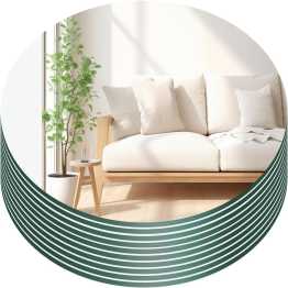 20 pcs Round Mirror Sheet  Combo
